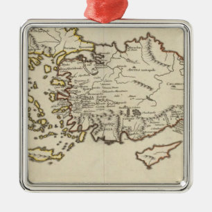 Rome, Greece, Turkey Metal Tree Decoration