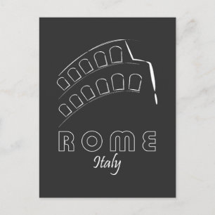 Rome Itally City Sign Holiday Postcard