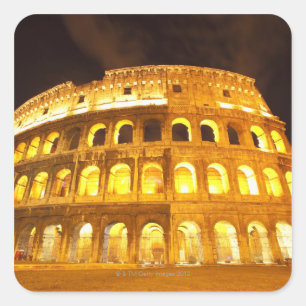 Rome, Italy 8 Square Sticker