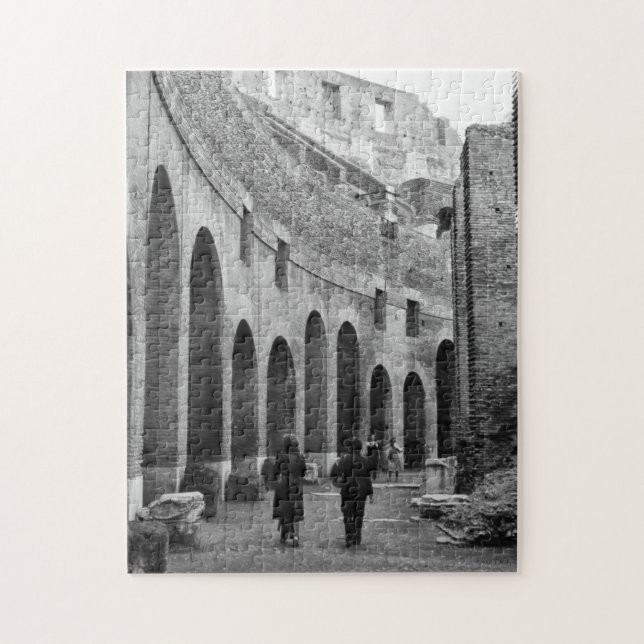 Rome Italy Ancient Ruins Colosseum Architecture Jigsaw Puzzle (Vertical)
