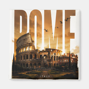 Rome Italy Ancient Ruins & Eternal City Streets 🗺 Magnet