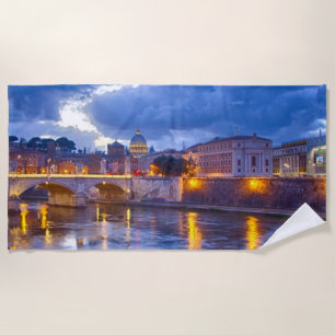 Rome Italy Beach Towel