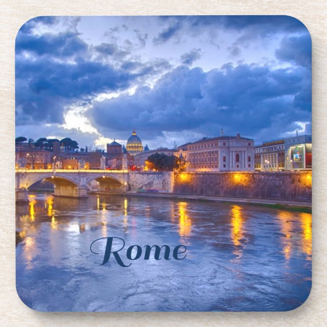 Rome Italy Beautiful Coaster (Front)
