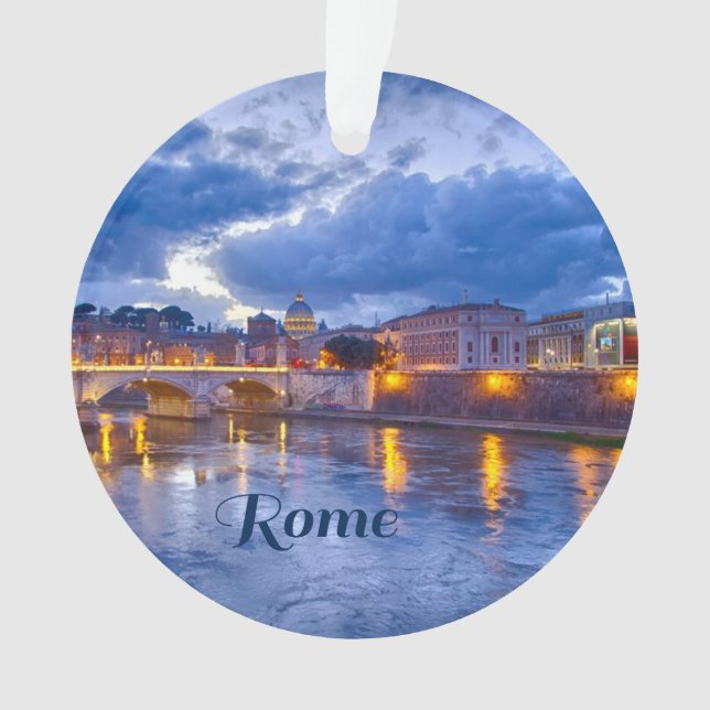 Rome Italy Beautiful Ornament (Front)