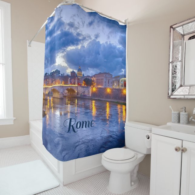 Rome Italy Beautiful Shower Curtain (In Situ)
