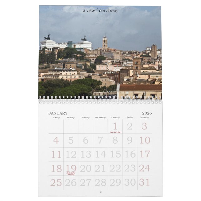 rome, italy calendar (Jan 2026)