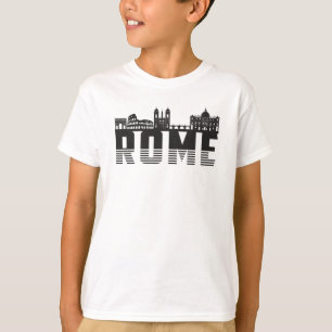 Rome Italy City Skyline Cityscape Funny Gift Idea T-Shirt