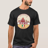 Rome Italy City Skyline Emblem