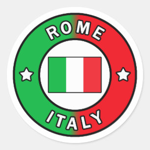 Rome Italy Classic Round Sticker