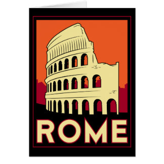 rome italy coliseum europe vintage retro travel