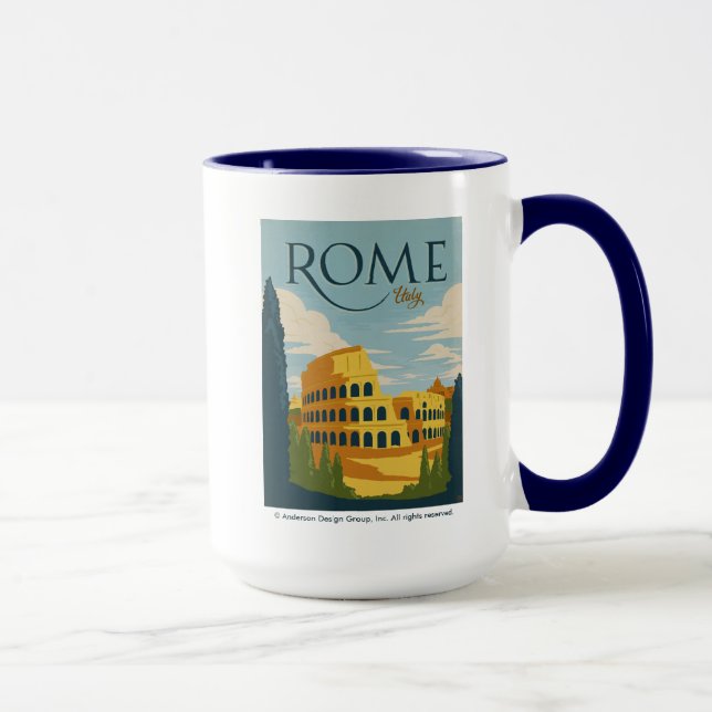 Rome, Italy Colosseum Mug (Right)