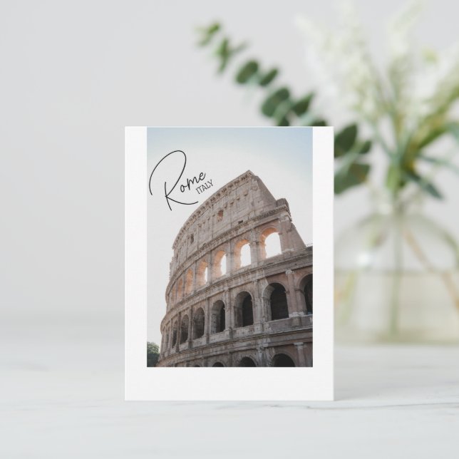 Rome, Italy. Colosseum Postcard (Standing Front)