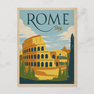 Rome, Italy Colosseum Postcard