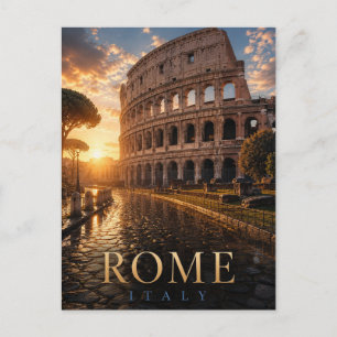 Rome Italy Colosseum REALMS Postcard