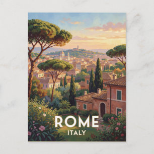 Rome Italy Colosseum Travel Scene 🏛️ Postcard