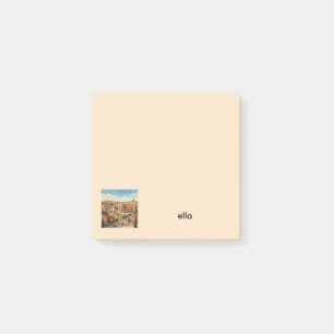 Rome Italy Colosseum Travel Vintage Personalise Post-it Notes
