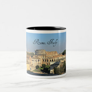 Rome, Italy - Colosseum Two-Tone Coffee Mug