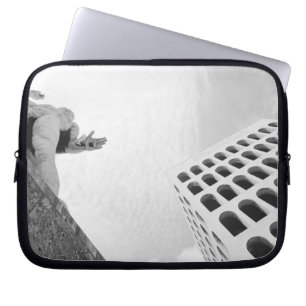 Rome Italy, EUR Palazzo del Lavoro 2 Laptop Sleeve