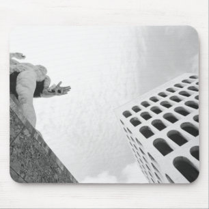 Rome Italy, EUR Palazzo del Lavoro 2 Mouse Mat