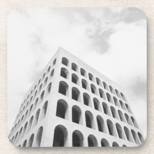 Rome Italy, EUR Palazzo del Lavoro Coaster