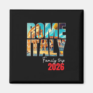 Rome Italy Family Trip 2026 Europe Vacation Coloss Magnet