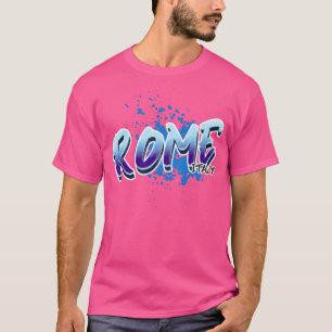 Rome Italy Graffiti Urban City boy T-Shirt