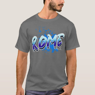 Rome Italy Graffiti Urban City T-Shirt