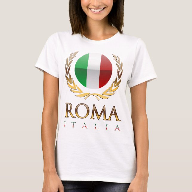Rome, Italy | Il Tricolore Italiano T-Shirt (Front)