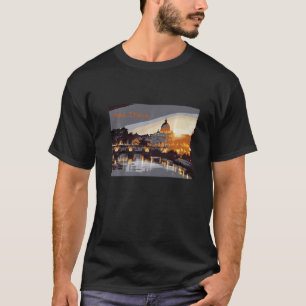 Rome Italy Landscape Skyline T-Shirt