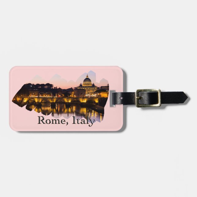 Rome, Italy Luggage Tag (Front Horizontal)