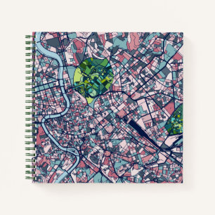Rome Italy Map Notebook