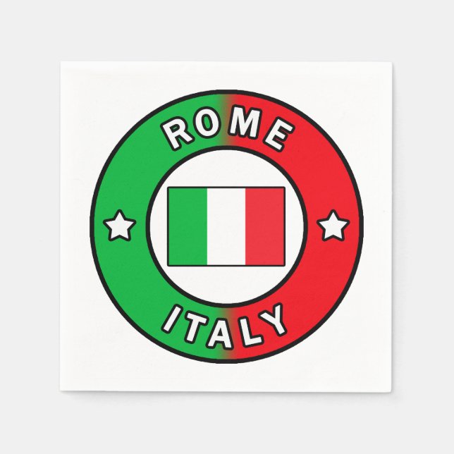 Rome Italy Napkin (Front)