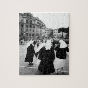 Rome Italy, Nun Patrol! (NR) Jigsaw Puzzle