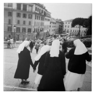 Rome Italy, Nun Patrol! (NR) Tile