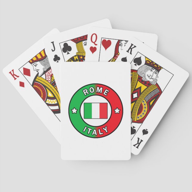 Rome Italy Playing Cards (Back)