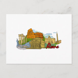 Rome - Italy.png Postcard
