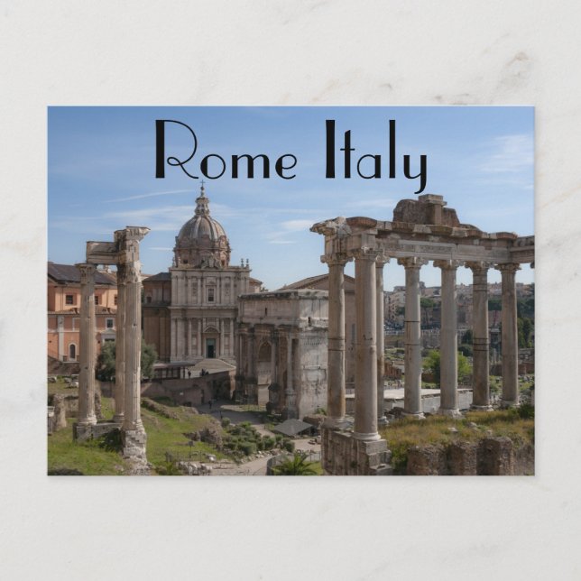 Rome Italy Postcard (Front)