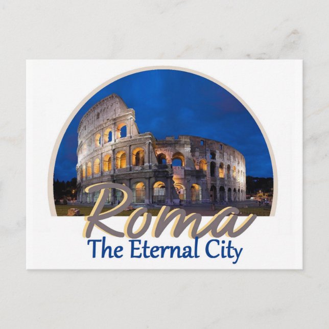 ROME Italy Postcard (Front)