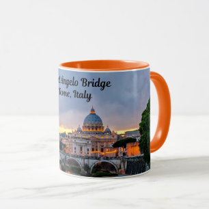 Rome, Italy - Saint Angelo Bridge, Mug