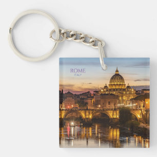 Rome Italy Scenic Keychain Travel Souvenir Gift