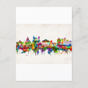 Rome Italy Skyline Holiday Postcard