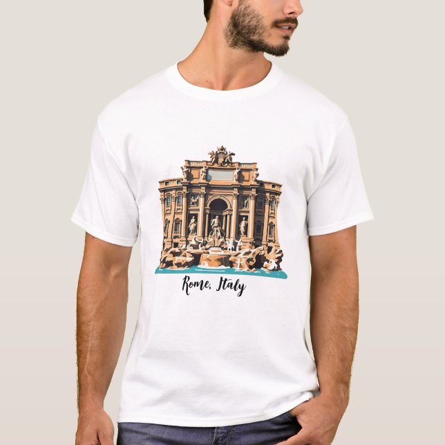Rome Italy T-Shirt (Front)