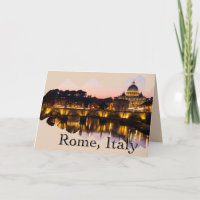 Rome, Italy: The Romantic City at Night