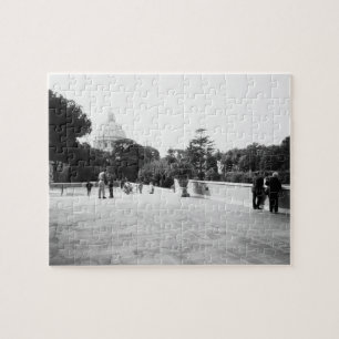 Rome Italy, The Vatican Gardens Jigsaw Puzzle