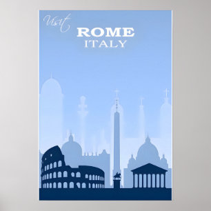 Rome-Italy Travel Poster