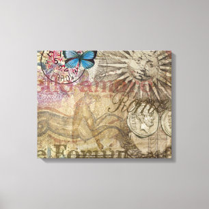 Rome Italy Travel Vacation Holiday City Canvas Print