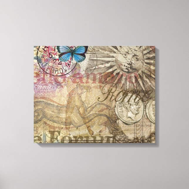 Rome Italy Travel Vacation Holiday City Canvas Print (Front)