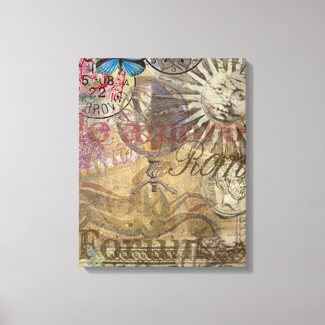 Rome Italy Travel Vacation Holiday City Canvas Print (Front)