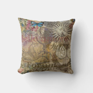 Rome Italy Travel Vacation Holiday City Cushion