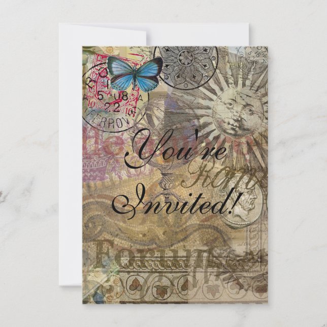 Rome Italy Travel Vacation Holiday City Invitation (Front)